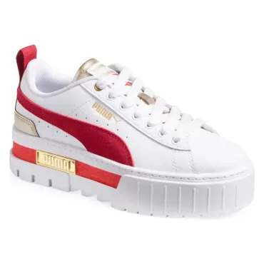 PUMA Mayze Glitz Platform Sneaker (Big Kid)