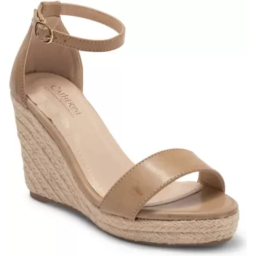 Catherine Catherine Malandrino Single Band Espadrille Wedge Sandal