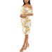 Robe fourreau fleurie sans manches Premier Amour